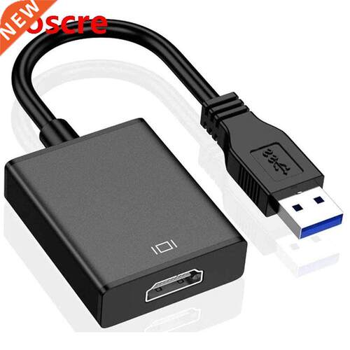 USB .0/2.0 1080P Video Graphics Cable Converter with Audio