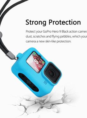 for Gopro Hero 9 lack Soft Silicone Case for Go pro Hero 9