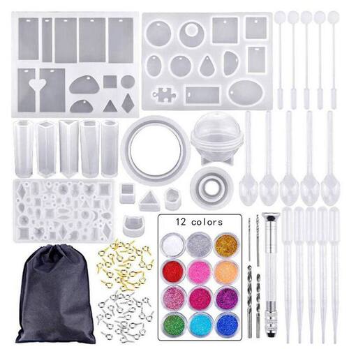 Transparent Epoxy Mold Tool Set  Silicone Resin Moulds Pe