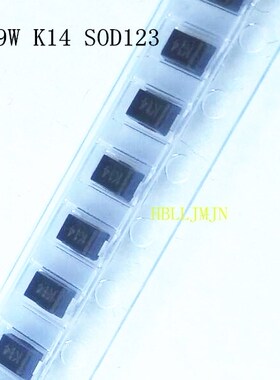 100PCS 1N5819 B5819W IN5819 MARKING K14 SMD 1206 SOD-123  SO