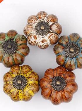 1pcs Pumpkin Knobs Ceramic Knobs Dresser Knob Drawer / Cabin