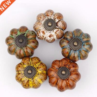 1pcs Pumpkin Knobs Ceramic Knobs Dresser Knob Drawer / Cabin