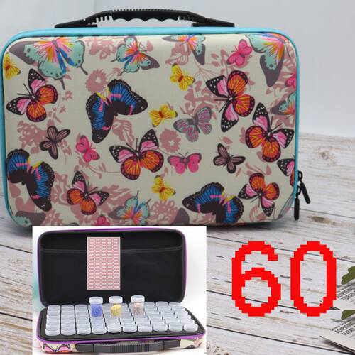 2021 60 Bottles diamant painting Hand Bag Tools Diamond Pai