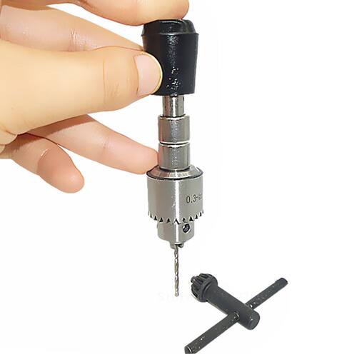 Mini Chuck Key Rotary 0.3mm-4mm Craft Jeweler Jewel Manual D