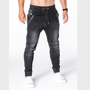 Jeans pants men's jeans casual running zipper stylish sl