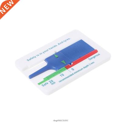 Tyre Tread Depth Gauge Car Motorcycle Trailer Wheel Measure