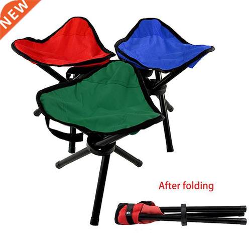 Outdoor Leisure Portable Folding Chair Three-Legged Stool Ca