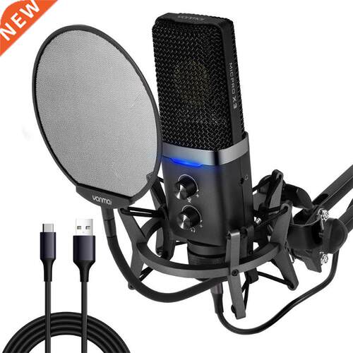 Computer Microphone Podcast Condenser Microphone Kit Compati