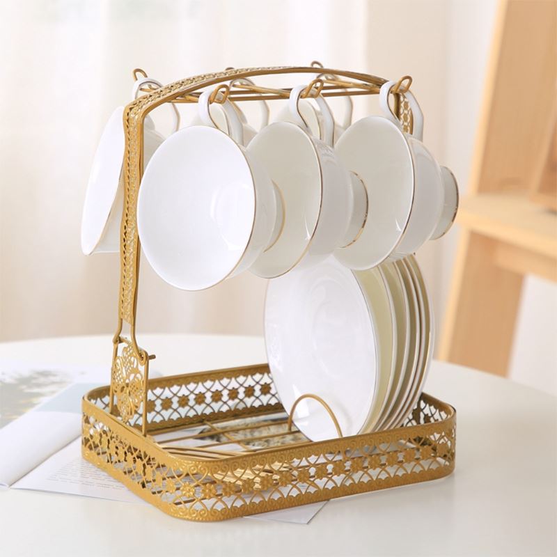 Silver Plating Coffee Cup Hob Cup Dish Rack Can Hang Most 6 搬运/仓储/物流设备 其他吊具 原图主图