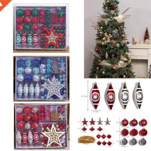 7.5CM Chrimas Balls Ornaments Big Size Chrimas Tree Deco