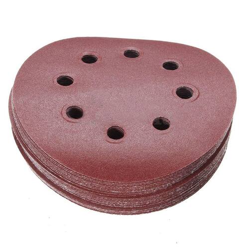 0X 5inch 125mm 8 Hole 240 Grit Sand Sanding Disc Paper Ran