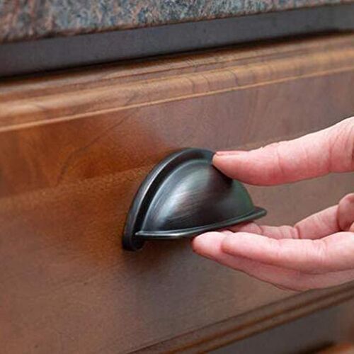 12pcs Vintage Shell Shaped Metal Kitchen Cabinet Cupboard Dr