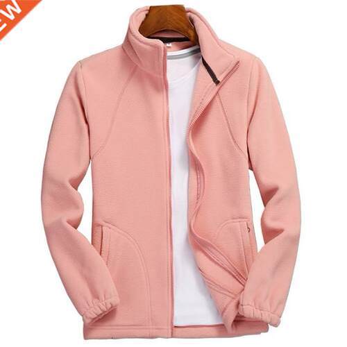 2021 Autumn Winter New Women Fleece Zip-up Sweatshirts Tops