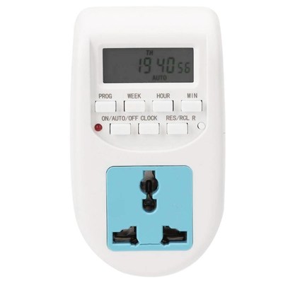 220V EU Plug Timer Switch Energy Saving Digital Kitchen Time