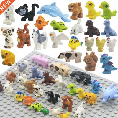 City Friends Animals MOC Bricks Pets Mini Figure Park Zoo Se