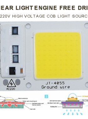 30W Mini Durable Aluminum AC 220V COB LED Chip High Quality