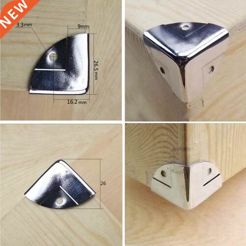 12Pcs Silver Cainet Corner Protector Furniture Case ox Cor