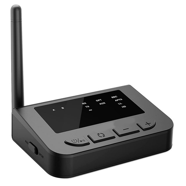 Bluetooth 5.0 Transmitter Receiver ,  In 1 Wireless Dual St