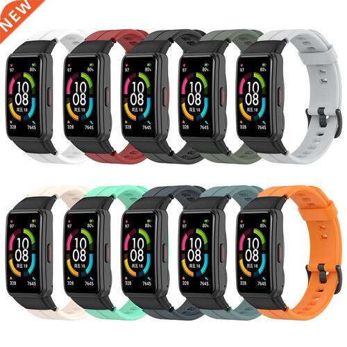 For Huawei Band 6 Strap Soft Silicone Watch Strap Smart Wris