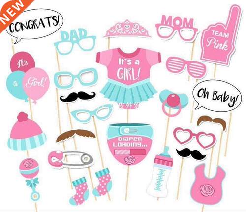 Pink Girl Baby Shower Decorations Blue Its a Boy Ba