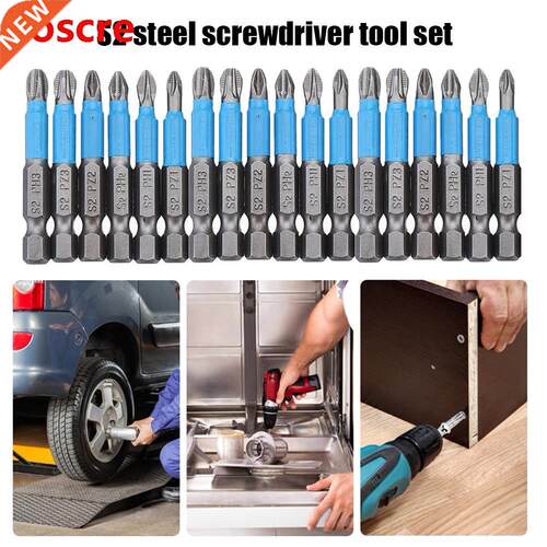 18pcs Screwdriver Bits Set 50mm PH2 Anti-slip with Magnetic