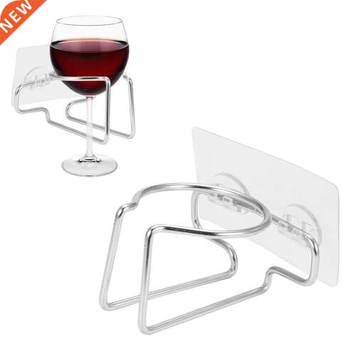 Stemware Rack Stainless Steel Single Wine Glass Rack Suction