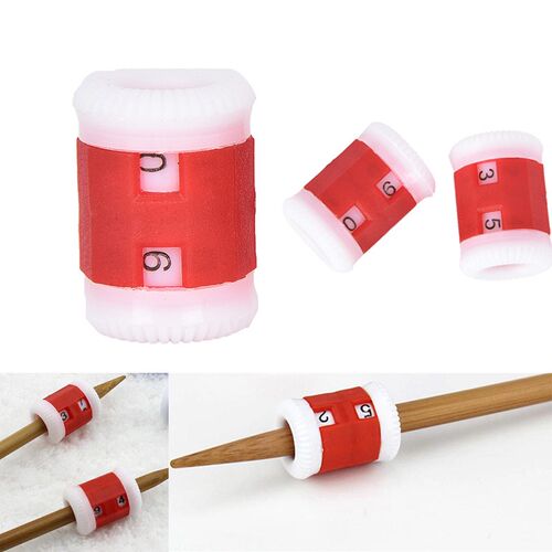 2pcs/lot DIY Knitting Row Counter Mini Multi Purpose Stitch