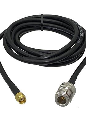 1pcs RG58 N Female Jack to RP-SMA Male Wre Termnals Crmp