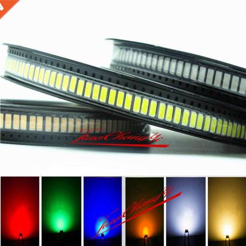 500pcs high power 0.5w 1/2w SMD CHIP 560/570 red green blu