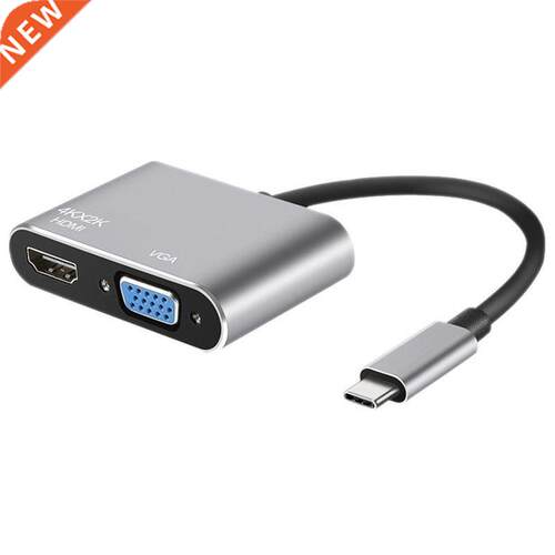 USB C HDMI VGA Adapter for Xiaomi Notebook Macbook Pro Type