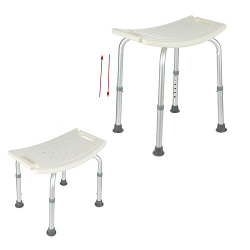 7 Gears Height Adjustable Elderly Bath Tub Shower Chair Benc
