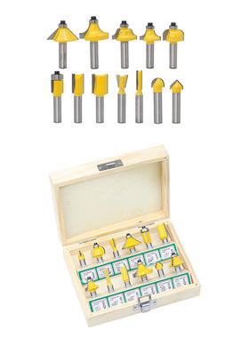 12Pcs Milling Cutter Router Bit Set 8Mm Wood Cutter Carbide