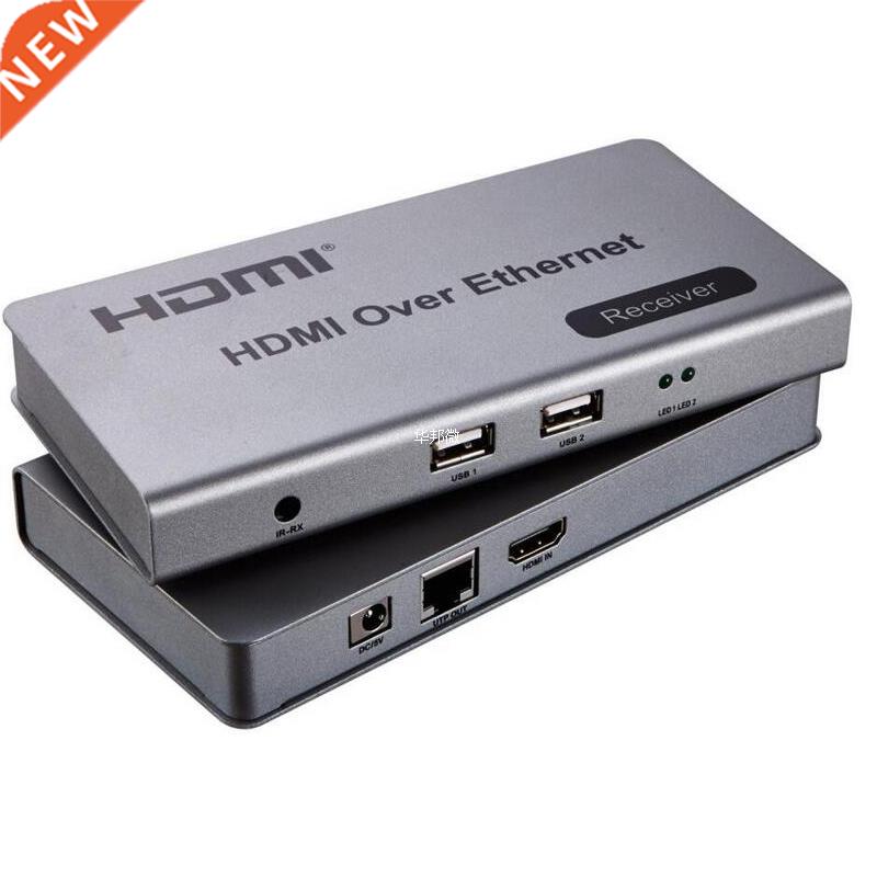 USB HDMI KVM extender by cat5e/6 cable up to 120M TCP&IP
