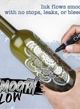 Silver Mirror Chrome Marker Reflective Paint Pen Mirror