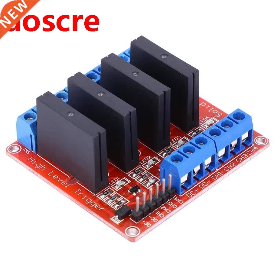 DC 5V SSR 4-Channels High Level Solid-State Relay Module SSR