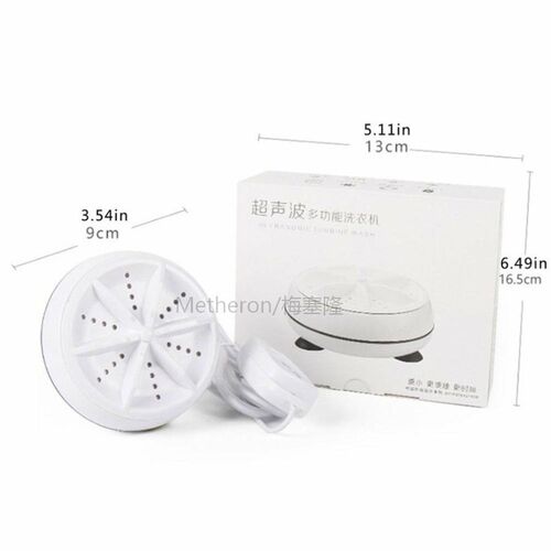Ultrasonic Turbo Washing Machine Laundry Portable Travel Was