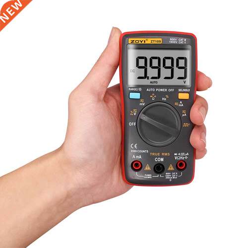 Digital Multimeter RM109 True-RMS ACDC voltmeter Voltage Amm