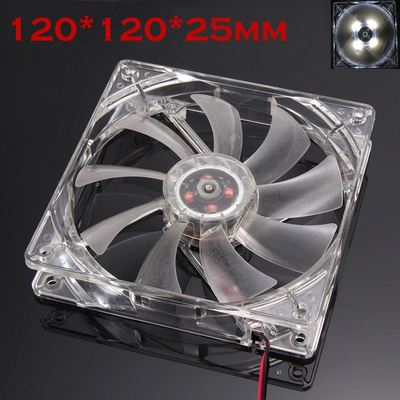 Cooling Fans Quiet 12cm/120mm/120x120x25mm 12V Computer/PC/C