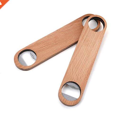 1PCS Wood Bottle Opener Wooden Hotel Flat Board Speed Bottle