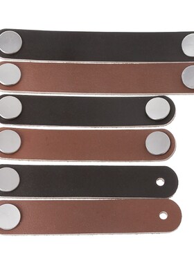 Cabinet Handle Soft PU Leather Dresser Drawer Door Knobs Pul