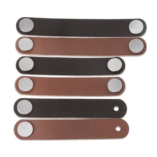 Cabinet Handle Soft PU Leather Dresser Drawer Door Knobs Pul
