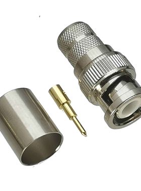 Connector BNC Male plug Crimp For RG8 LMR400 RG213 RG214 Cab