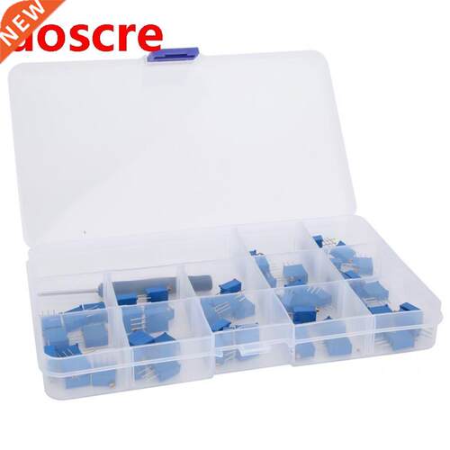 60PCS 12 Value 3296W Varable Resstor Trmmer Potentometer