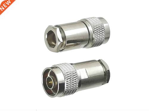 10pcs N Male Plug Connector Clamp RG8 LMR400 7D-FB RG21 Cab