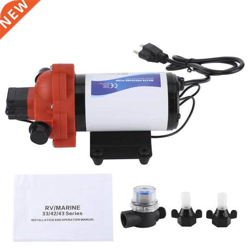 33 Series Water Diaphragm Pressure Pump 3.3 GPM 45 PSI Self-