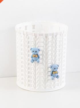 Creative Hollow-out Makeup Tool Holder Box Painting Brush Co