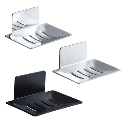 Stainless Steel Bathroom Soap Dish Wall Mounted Hole Free So
