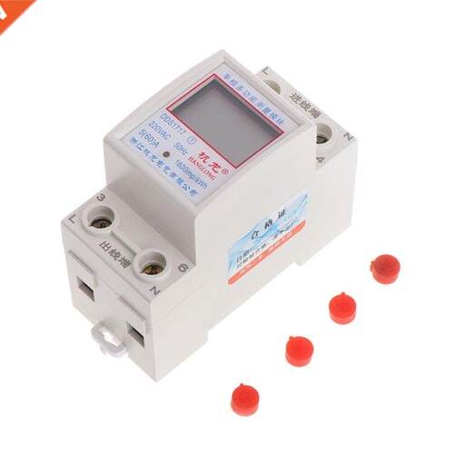 5(60)A 220V 50H Single Phase Din Rail KWH Watt Hour Din-rai