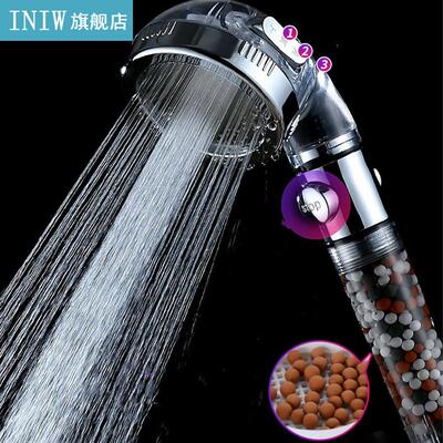 Pressurized Shower Head High Pressure Jetting 3 Modes Adjust