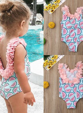 Swimwear Swimming Bikini One-Piece Bodysuit Swimwears for 0-